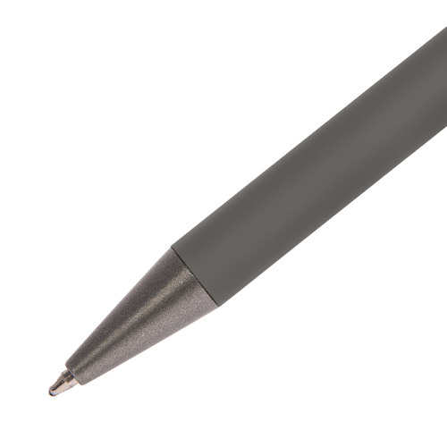 Ручка шариковая FACTOR (серый меланж, темно-серый)