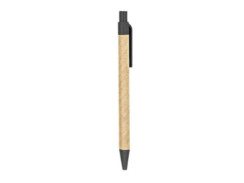 Блокнот А5+ ALANI с шариковой ручкой, крафтовый/черный