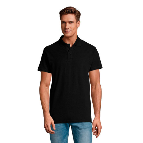 Рубашка поло мужская SPRING II 210 (черный)